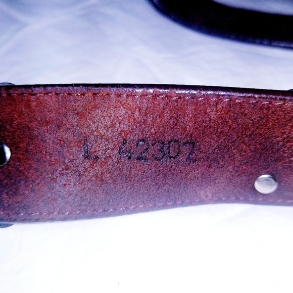 Vintage Brighton Brown Leather Belt - Picture 5 of 8